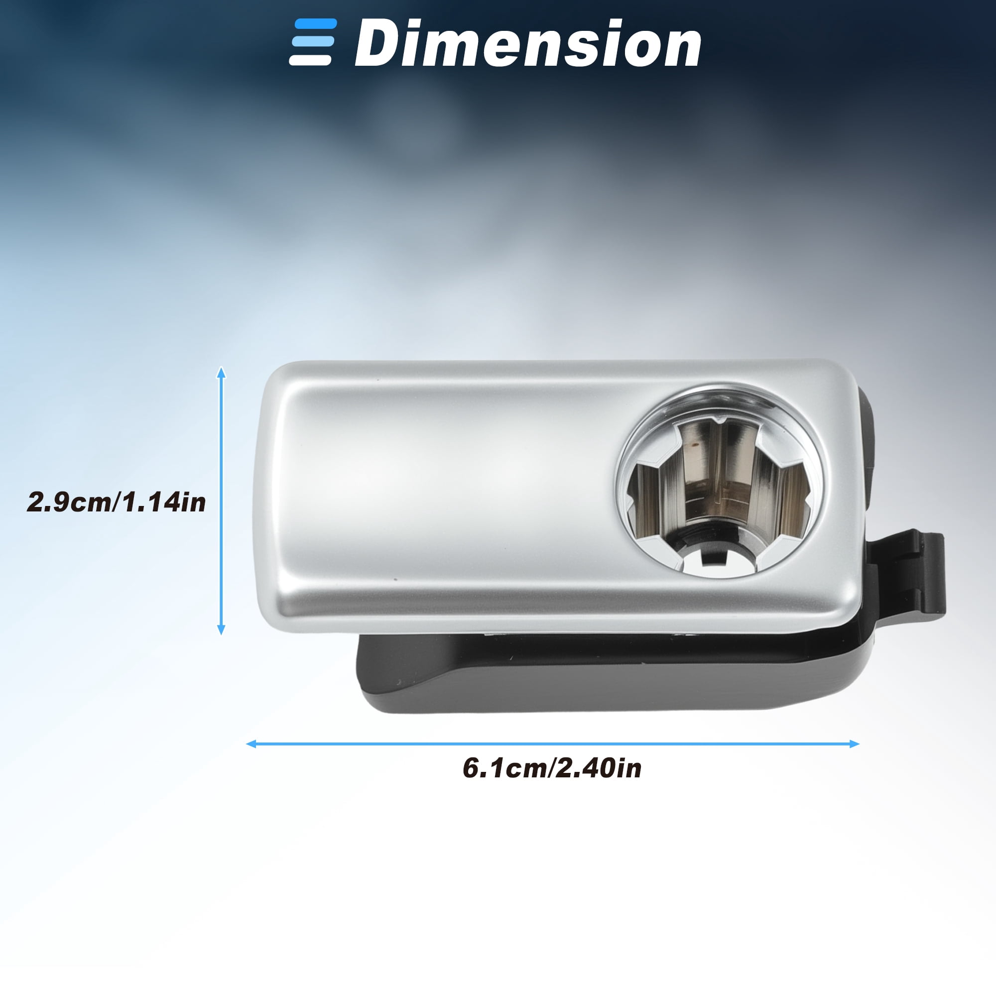 Unique Bargains Glove Box Switch Lock Latch Handle for for