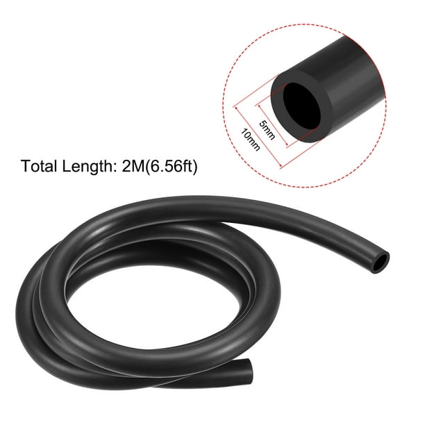 Unique Bargains Fuel Line Hose Tube 3/16-Inch Id X 3/8-Inch Od 2m/6.6ft Petrol Water Hose Engine Pipe Tubing