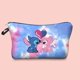 thumbnail image 3 of Bolsa de maquillaje con dibujos animados de Disney Stitch, bolsas y estuches de cosméticos de gran capacidad para niñas, bolsa de almacenamiento multifuncional para viajes de estudiantes, 3 of 5