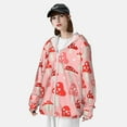 thumbnail image 5 of Goofa Cute Mushroom1 Printed Women's UPF 50+ Sun Protection Hoodie Jacket Lightweight Long Sleeve Sun Shirt for Women with Pocket Hiking Outdoor-X-Large, 5 of 9