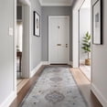 thumbnail image 2 of Beverly Rug Machine Washable Easy Cleaning Indoor Non-Slip Rugs Beige / Brown 2'2"x7', 2 of 9