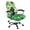Cat Clover Leprechaun Hat Green, variant on SCRAWLGOD Fur Leopard Print Anti-Dust Office Chair Cover Stretchy Comfortable Computer Desk Chair Seat Covers Stain Resistant Removable Boss Chair Slipcovers, L