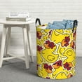 thumbnail image 5 of Goofa Duck with Star Sunglasses Printed Circular Hamper,Laundry Basket with Handles,Storage Baskets Foldable,Large Capacity Laundry Hamper-Small, 5 of 8