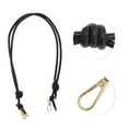 thumbnail image 3 of Unique Bargains 1 Pc Fashionable Handbag Strap for Office Black PU Metal, 3 of 4