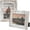 White, variant on Golden State Art 8 x 10 Country Wood Grain Style Tabletop and Wall Display Picture Frames, Brown, 2 Count