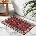 thumbnail image 3 of Add Charm with Boho Bathroom Rugs: Non-Slip, Ultra-Soft Aztec Bath Mat, Western Geometric Design, High Absorbency - Perfect for Your Modern Bathroom Décor, 20x32 Inch, 3 of 5