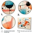 thumbnail image 3 of Designart "Colorful Mid Century modern Atomic I" Mid-century Floater Framed Canvas Art Print, 3 of 7