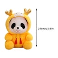 thumbnail image 7 of Chinese New Year Plush Toy - Transforming Zodiac Animal Doll with Hat, 10.6 Inch Soft Cotton Stuffed Animal for Spring Festival Decoration & Gift Yellow, 7 of 7