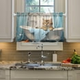 thumbnail image 5 of Coolnuti Bathroom Cat Valances for Windows 36 Inch Small Window Blackout Valance Curtains Rod Pocket Window Curtains Treatment for Kitchen Bathroom Cafe, 1 Panel Home Decor, 5 of 7