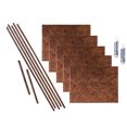 thumbnail image 1 of FASÄDE Rib Decorative Vinyl Backsplash 15 sq ft Kit in Moonstone Copper, 1 of 6