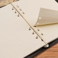 thumbnail image 3 of Comix Loose-Leaf Notebook,A5 Refillable 6-Ring Binder Journal,100 Sheets Black, 3 of 9