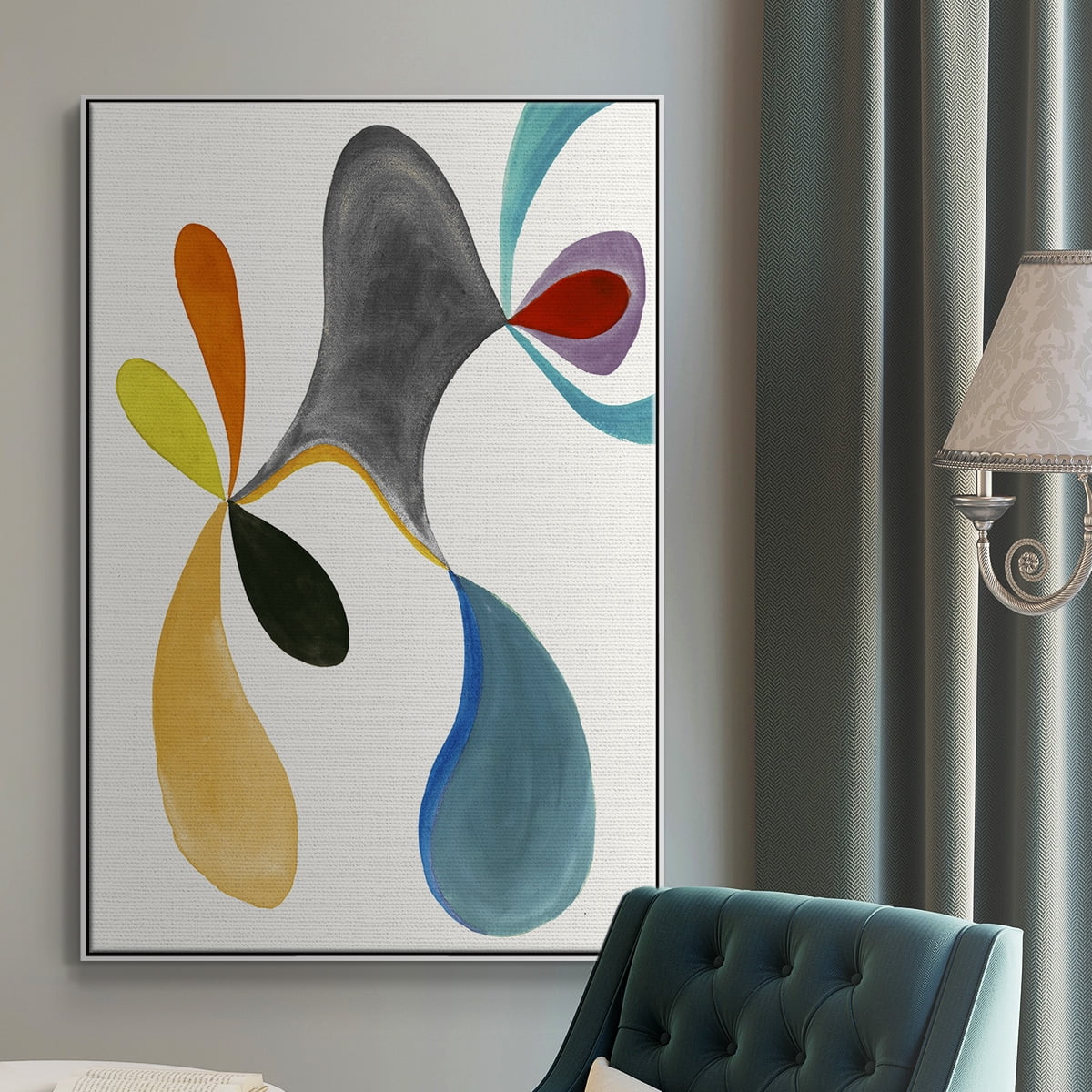 Magic Tricks I Framed Premium Gallery Wrapped Canvas - Ready to Hang - 27 x 41 - White Floating Frame