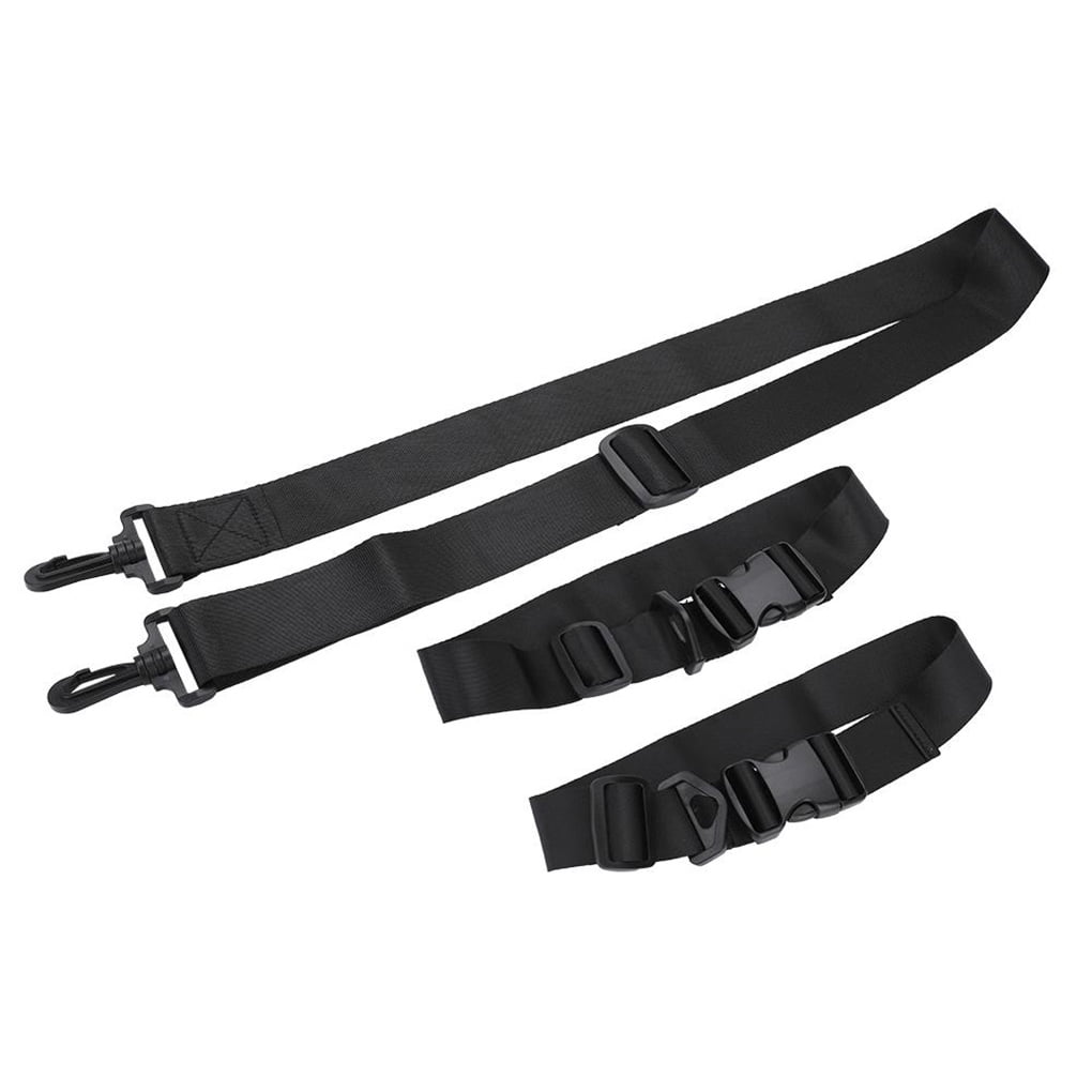 homeholiday Adjustable Snowboard Carrying Strap Black Nylon Snowboard