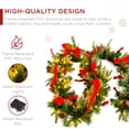 thumbnail image 5 of Best Choice Products 9ft Pre-Lit Christmas Garland w/ 100 Lights, Pine Cones, Berries, 5 of 8