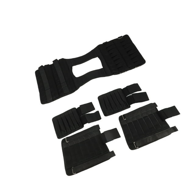 Weighted Empty Weighted Vest Set Breathable Mesh Fabric Exercise Loading Cloth with Empty Leg Weighted and Empty Arm Weighted