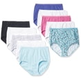 thumbnail image 1 of Paquete de ropa interior Hanes, bragas de algodón de cintura alta para mujer, 10 unidades, 1 of 2