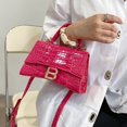 thumbnail image 2 of Bolso de mano tipo mensajero de un solo hombro para primavera y verano, mini bolso cuadrado de moda para mujer., 2 of 6