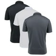 thumbnail image 2 of LANBAOSI 3 Pack Mens Polo Shirts Short Sleeve Slim Fit Shirts Quick Dry Golf Casual Workout Shirts, 2 of 6