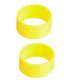 thumbnail image 1 of Anillo de mango de raqueta de tenis Eigraketly 2 piezas silicona amarillo, 1 of 6