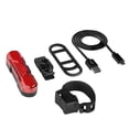 thumbnail image 1 of Advancent Luz trasera delantera recargable USB para bicicleta, de litio, luz LED trasera para bicicleta, luz para casco de ciclismo, Ciclismo Rojo Hebilla, 1 of 6