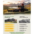 thumbnail image 3 of Camping Sleeping Pad, 6" Thick Camping Mattress Pad, 4.5 R-Value Sleeping Mat with Built-in Pillow and Foot Pump, Portable Compact Sleeping Pad for Backpacking Hiking Car Traveling Tent, 3 of 9