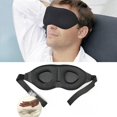 thumbnail image 3 of Travel Sleep Eye Mask 3D Memory Foam Acolchado Shade Cover Sleeping Blindfold Ndcxsfigh Cuidado Belleza, 3 of 7