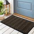thumbnail image 1 of Howarmer Brown Door Mats Outdoor, Durable Rubber Welcome Mats Entryway, Patio, 29"×17", 1 of 7