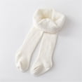 thumbnail image 2 of Toddler Kids Baby Girls Warm Full Leggings Pantihose Stretchy Basic Full Length Pants Pantyhose For Winter Stocking 12-24 Months,White NIEWTR, 2 of 3