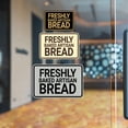 thumbnail image 5 of Signs ByLITA Classic Framed Freshly Baked Artisan Bread Door or Wall Sign Easy Installation | Office And Shop Decor | Bars And Restaurants Sign (Black Gold) - Medium, 5 of 9
