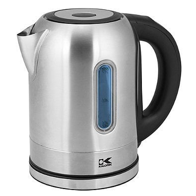 kalorik cordless electric glass water kettle