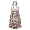 thumbnail image 4 of FcBaudy Camisole Sans Manches Robe Col en V, Robes d'Été pour Femmes, Robes pour Femmes Robe à Bretelles en Bois avec Robe à Bretelles en V, 4 of 5
