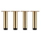 thumbnail image 4 of Riwesomey 4 unids/set patas de muebles de Metal fuerte capacidad de carga para varios muebles pies de muebles pies medios titanio Type2 NO2, 4 of 6