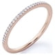 thumbnail image 3 of JeenMata Anillo de Bodas de Media Eternidad con Diamantes de 0,15 Uds - Anillo de Matrimonio - Anillo de Oro - Oro Rosa de 10 K, 3 of 6