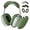 Green, variant on [4 in 1] Silicone Case Cover for AirPods Max Headphones,Clear Soft TPU Ear Cups Cover/Ear Pad Case Cover/Headband Cover for AirPods Max (2024/2020),Transparent Accessories for AirPod Max (USB-C)
