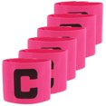 thumbnail image 1 of KAKOWELY 6Pcs Captain Arm Band For Youth Players Solid Colored Nylon C Shaped Warmth Protection, 1 of 8