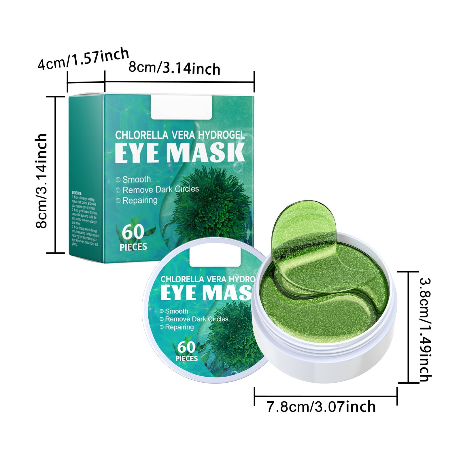 Eye Pads for Dry Eyes Eyelid Tape Fine Lines And Eyelash Extension Eye Pads Tape Beauty under Eye Gel Pads for Mens Eye Roller Dark Concealer Pattern Beauty Let Be Japanese
