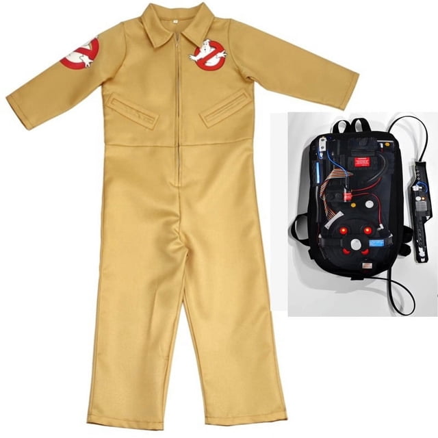 Uniforme del Escuadrón Fantasma Traje de juego del Escuadrón Fantasma con bolsa cuántica de pistola Disfraz de Halloween para cosplay