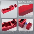 thumbnail image 5 of Spark Plug Gap Tool with Feeler Gauge, Aluminum Alloy Spark Plug Gap Tool, Stainless Steel 32-Blade Feeler Gauge, Universal Metric and Imperial Gap Measuring Tool for 10mm 12mm 14mm 16mm Spark Plugs, 5 of 8