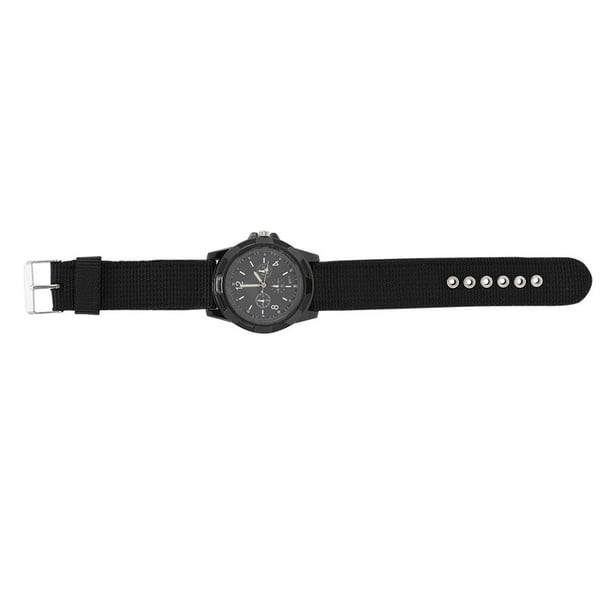 RELOJES Militares de Deportes para Hombres, Tiempo Preciso de Alta Durabilidad Fácil de Ajustar El Cinturón de Tela Reloj Militar para Uso Diario