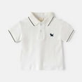 thumbnail image 2 of REDARER Boys Short Sleeve Polo Shirt, Summer Casual Top with Collar, Comfortable Breathable Shirt for Kids and Toddlers,Size:2-3 Years, 2 of 3