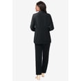 thumbnail image 2 of Jessica London Women's Plus Size Double-Breasted Stretch Crepe Pantsuit, 2 of 6