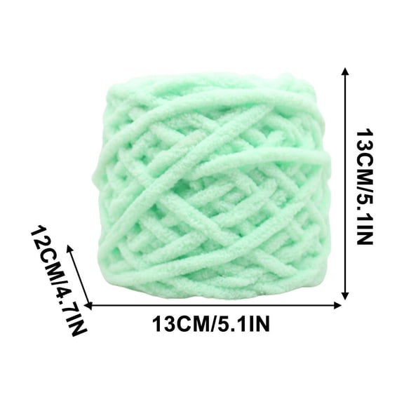 Tainini Chunky Yarn for Hand Knitting,Handcrafts Weaving Soft Chenille Yarn for Making Blankets, Scarf,100g