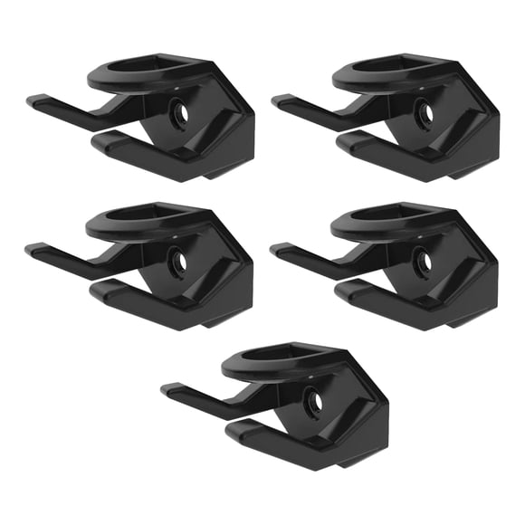 Perchero de pared Methold para sombreros negro