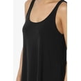 thumbnail image 5 of Women's PLUS Tank Tops Scoop Neck Loose Fit Summer Casual Round Hem Sleeveless Tee, 5 of 7