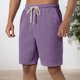 thumbnail image 2 of Pantalones cortos de verano para playa de hombre, holgados, con rayas, bolsillos y cordón ajustable, tejido ripstop, transpirables, secado rápido, tallas S-XXXL, 2 of 7
