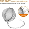 thumbnail image 3 of tea infuser made of stainless steel, tea strainer, tea strainer, filter, tea interval diffuser for tea,, 3 of 6