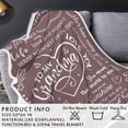 thumbnail image 5 of Grandma Gifts Blanket, Gifts for Grandma from Granddaughter Grandkids Grandson Grandchildren,Grandmother Gifts Mothers Day, Birthday Grandma Gifts, Best Grandma Blanket 50" x 60", 5 of 6