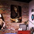 thumbnail image 3 of Placa Metal Vintage Pintura Hierro Rectangular Cantante Rory Gallagher 20x30cm, 3 of 9