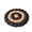 Black-BK Home Decor, variant on karymi Round Soft Color Blocked Floor Cushion Pillow with Strap for Chair Office Outdoor Use 16.53in Diameter Plush Stuffed Pillow in Assorted Colors Home Decor Living Room Decor
