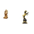 thumbnail image 1 of Escultura majestuosa de león y caballo, estatua coleccionable de mesa, adorno artístico, figura decorativa para oficina, hogar, estantería, dormitorio, 1 of 8